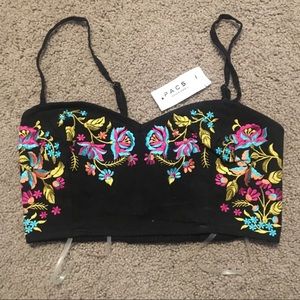 NWT Festival Crop Top